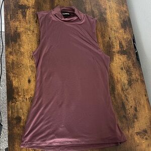 Express Women's Sleeveless Tank Top - Plum